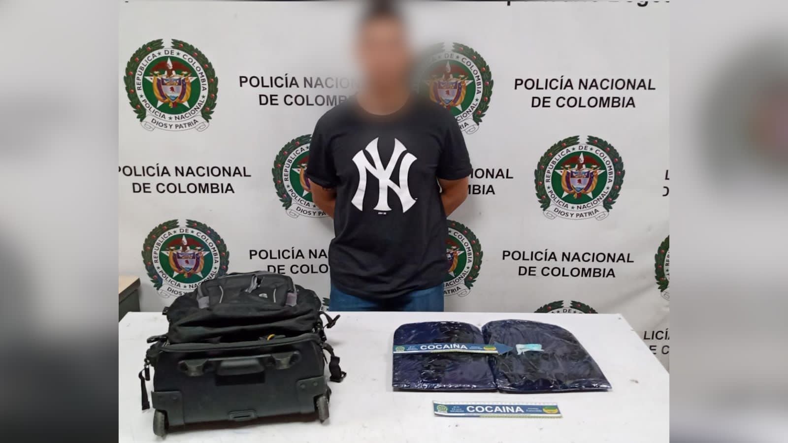 Incautación de cocaína en El Dorado. Foto: Policía Nacional