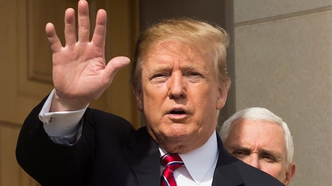 El presidente de Estados Unidos, Donald Trump . Foto: Agencia EFE