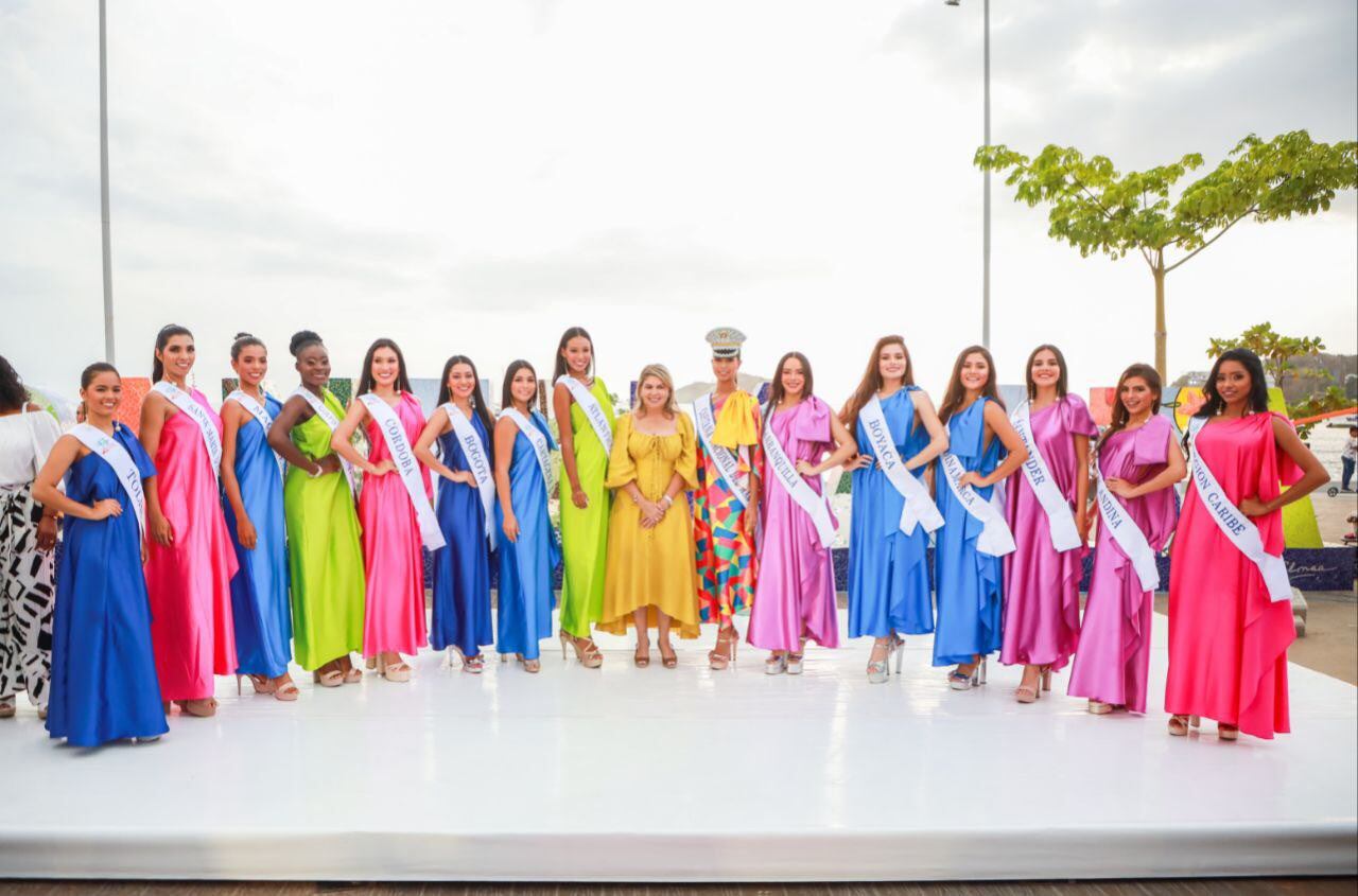 Foto: Candidatas a Capitana del Mar 2023/ Alcaldía de Santa Marta