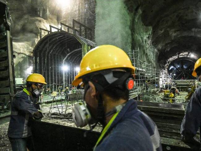 Construcción Hidroituango 2021. Créditos: Getty Images/ Joaquin Sarmiento