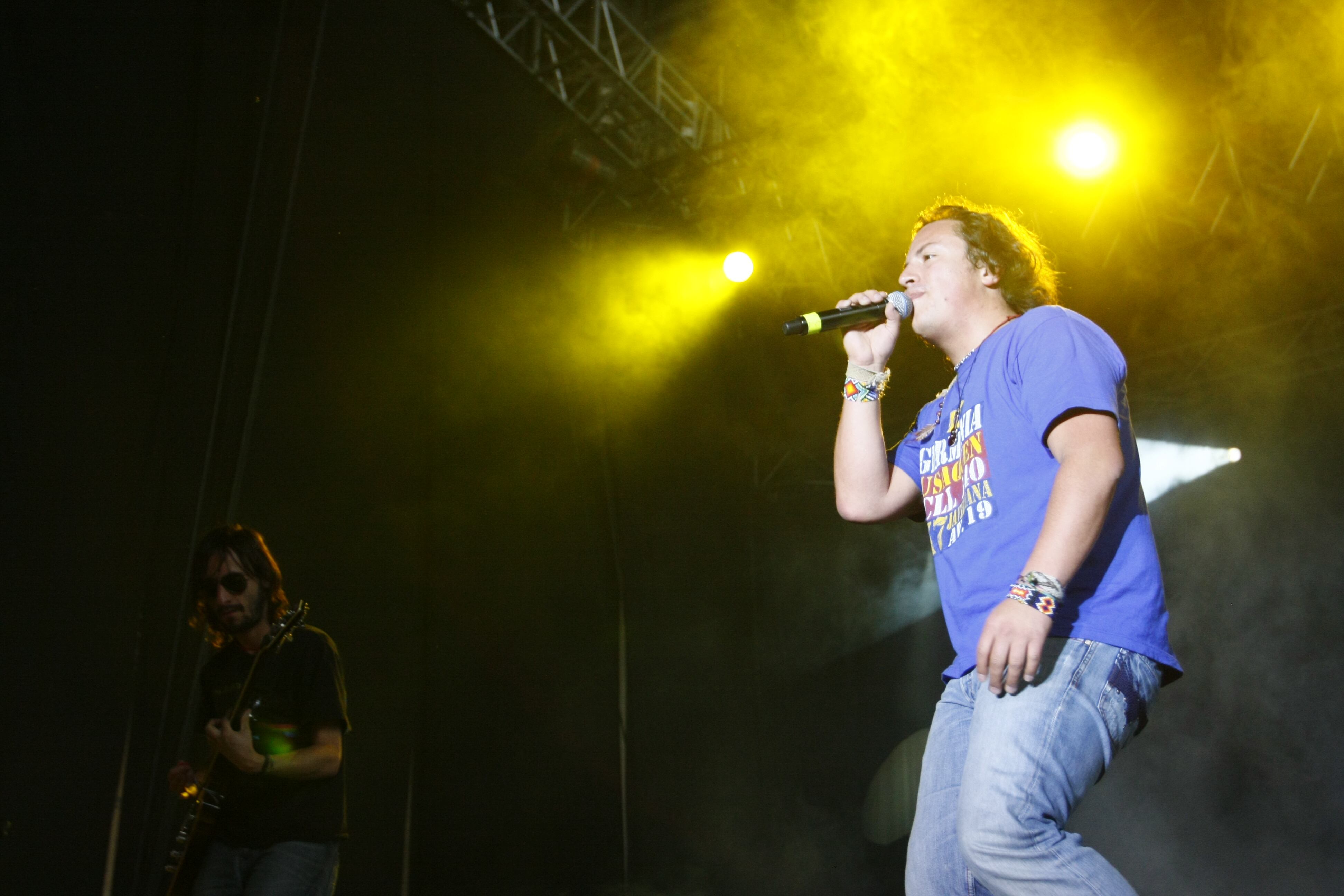 Mauricio y Palo de Agua en concierto . Créditos: Colprensa