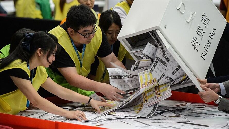 Elecciones locales de Hong Kong / Imagen de referencia. Foto: Getty Images