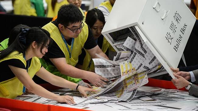 Elecciones locales de Hong Kong / Imagen de referencia. Foto: Getty Images