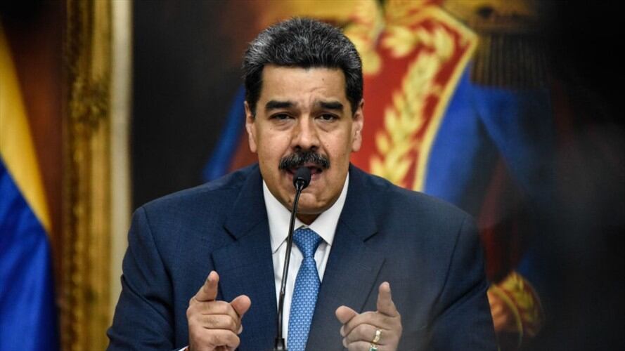 Desde aquí envío nuestro saludo solidario con el pueblo del Perú, con la juventud del Perú que en las calles está luchando por democracia verdadera: Nicolás Maduro. Foto: Getty Images