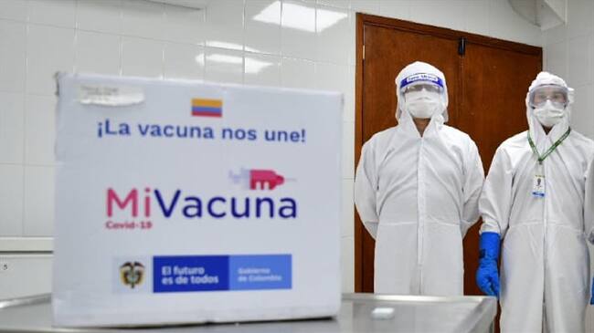 Vacuna del covid -19 . Foto: Gobernación de Santander