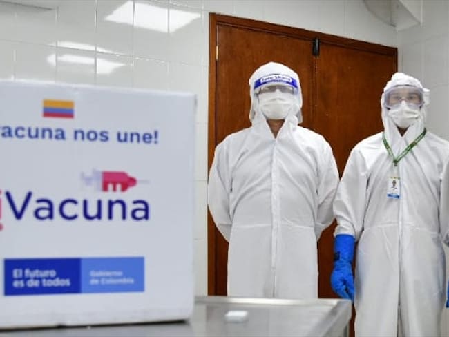 Vacuna del covid -19 . Foto: Gobernación de Santander