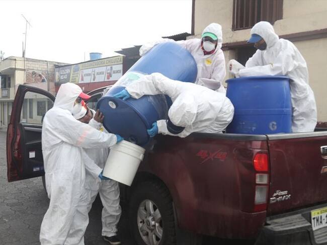 Carlos Vera, periodista en Ecuador, se refiere a la crisis sanitaria que vive Guayaquil, Ecuador. . Foto: Getty Images