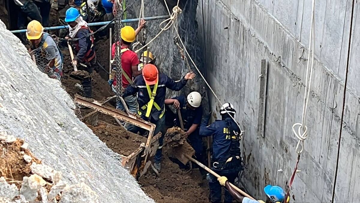 Deslizamiento en obra de construcción en Pereira dejó tres trabajadores fallecidos