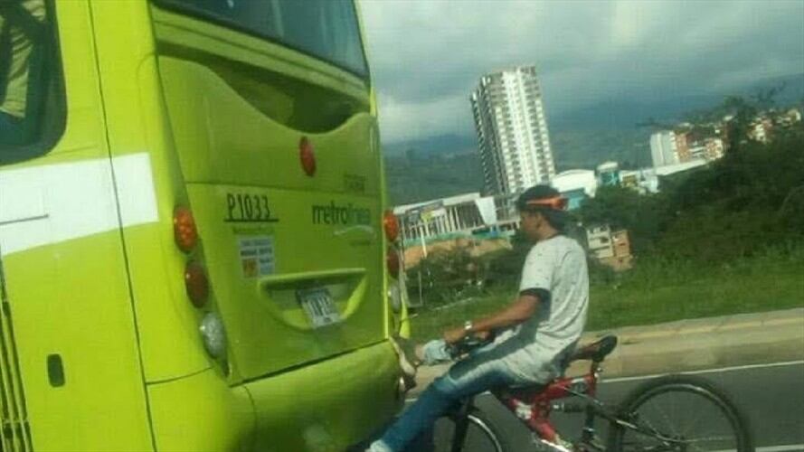 Metrolinea gravity bike. Foto: Metrolínea.