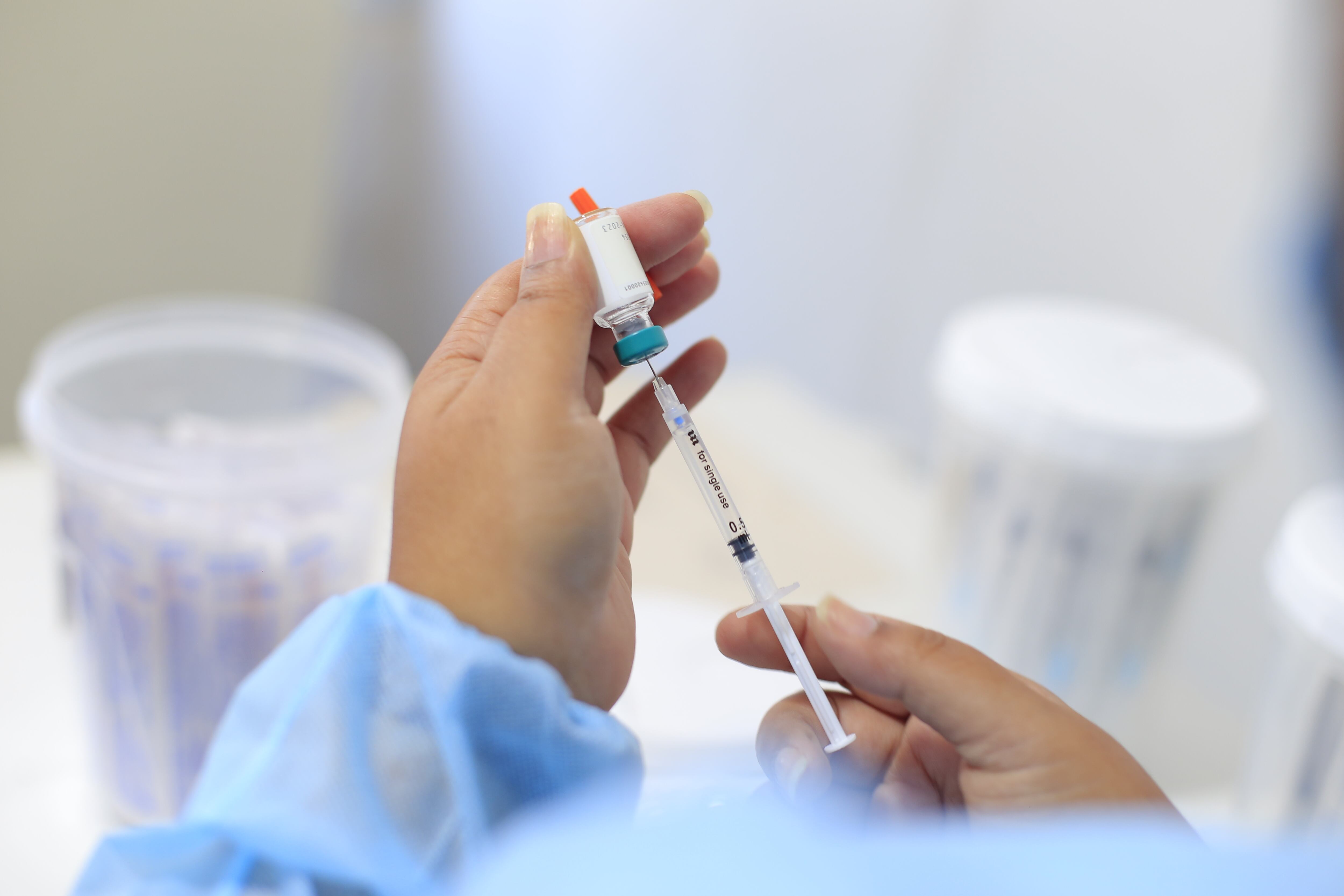 Jornada de vacunación en Barranquilla. Foto: Alcaldía