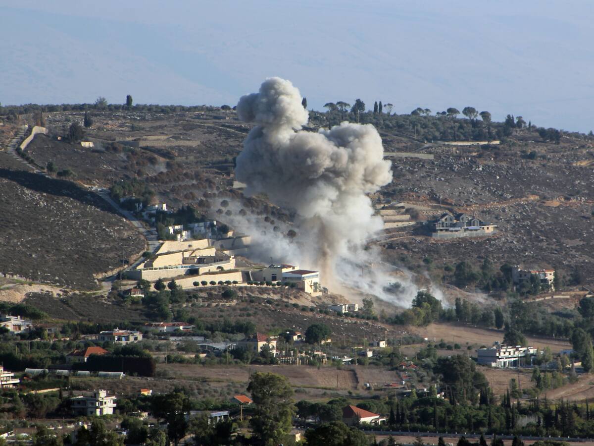 Israel detectó al menos 170 cohetes lanzados desde Líbano en las últimas 24 horas