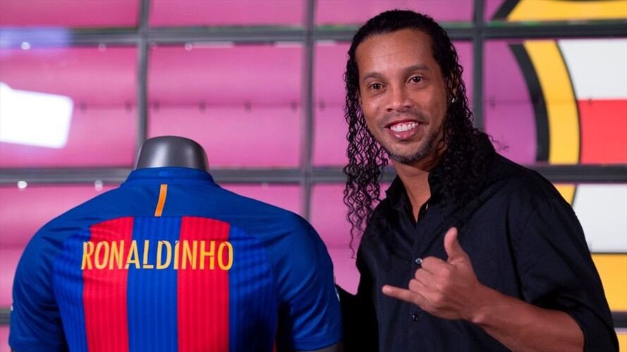 La visita de Ronaldinho Gaúcho a Colombia. Foto: Getty Images