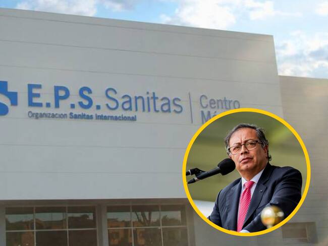 Gustavo Petro y Sanitas.