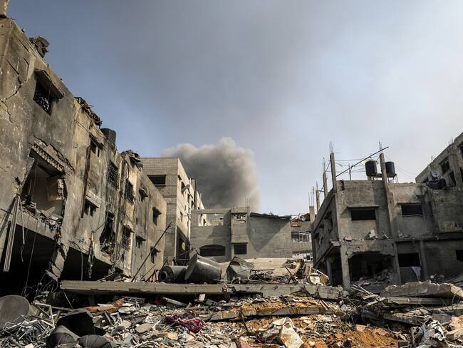 Bombardeos en Gaza imagen de referencia. Foto: EFE.