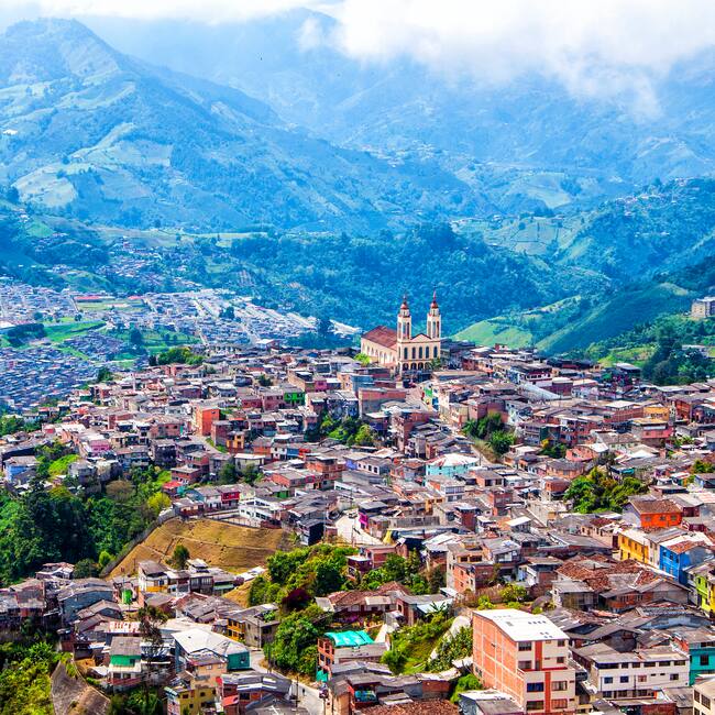 Vista panorámica de Manizales, Caldas (Foto: Getty Images)