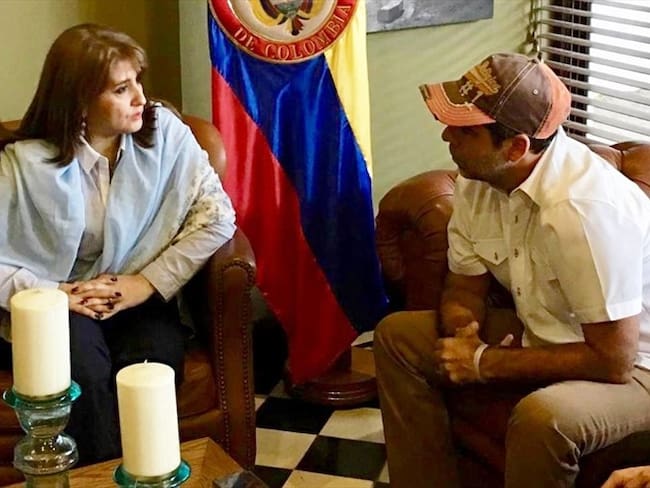 Agente Especial de Electricaribe se reunió con el alcalde Alejandro Char . Foto: Electricaribe