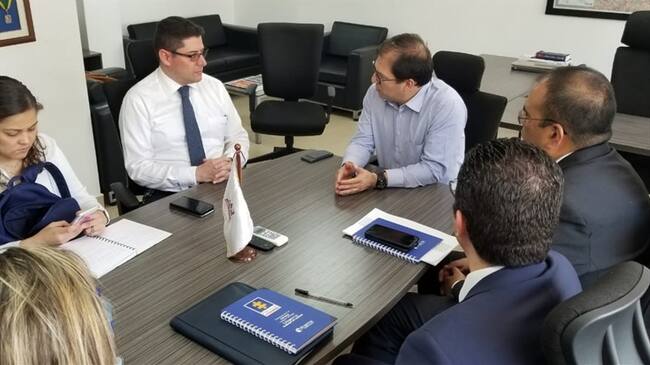 El fiscal expresó su apoyo desde el nivel central a esta seccional, para combatir el accionar de las estructuras criminales . Foto: Fiscalía