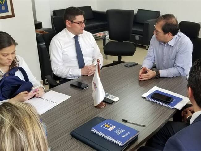 El fiscal expresó su apoyo desde el nivel central a esta seccional, para combatir el accionar de las estructuras criminales . Foto: Fiscalía