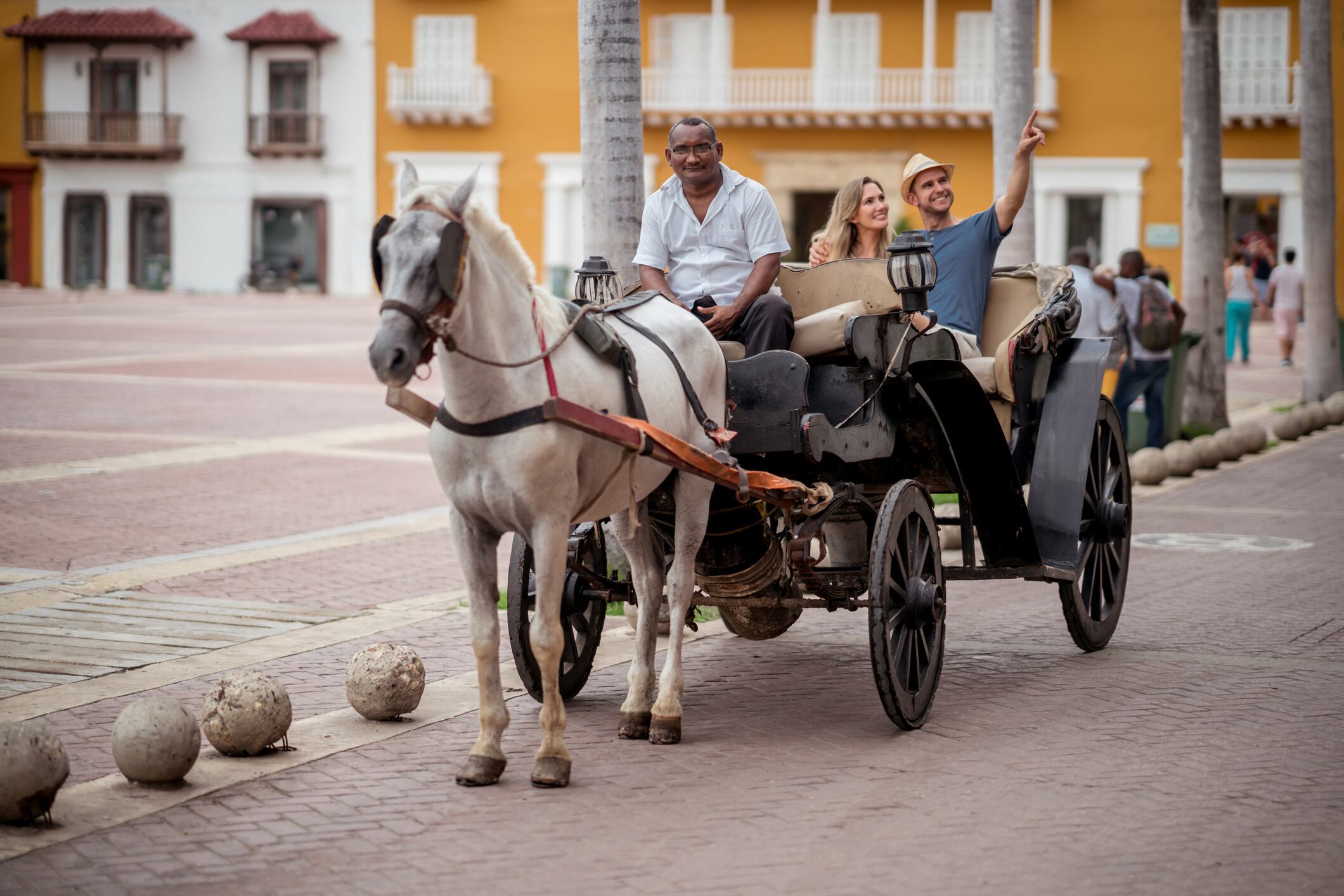 Imagen de referencia de cocheros turísticos en Cartagena. Foto: Getty Images.