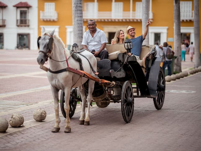 Imagen de referencia de cocheros turísticos en Cartagena. Foto: Getty Images.