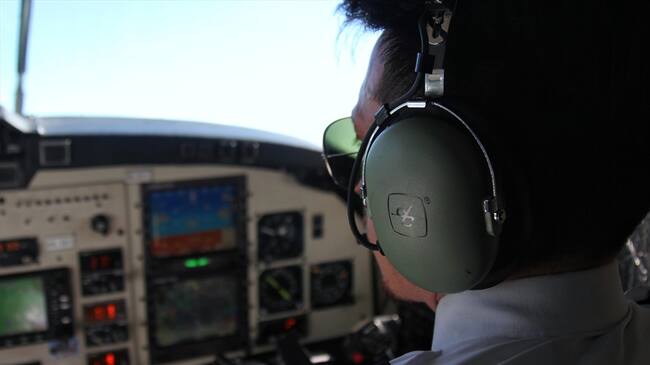 Se accidentó una aeronave en el departamento del Meta. Foto: Colprensa