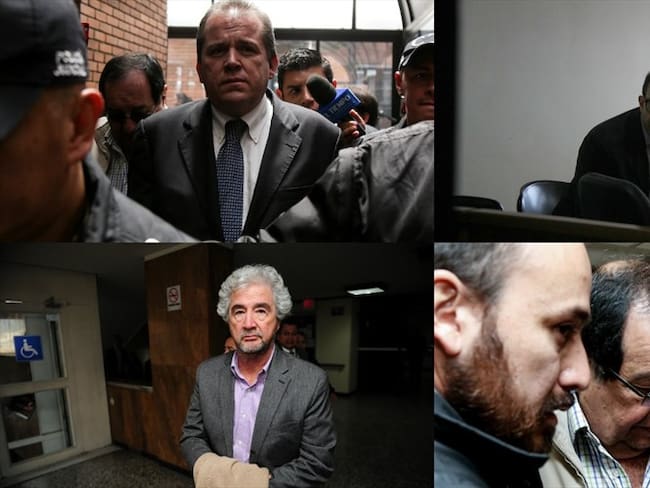 Federico Gaviria, Gabriel Dumar, Gustavo Torres y Eduardo Zambrano fueron llamados a juicio por estar implicados en el caso Odebrecht. Foto: Colprensa