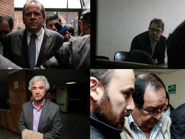 Federico Gaviria, Gabriel Dumar, Gustavo Torres y Eduardo Zambrano fueron llamados a juicio por estar implicados en el caso Odebrecht. Foto: Colprensa