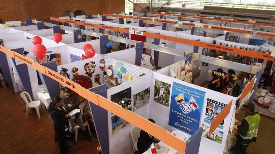 Feria Mipyme por Acopi. Foto: Colprensa