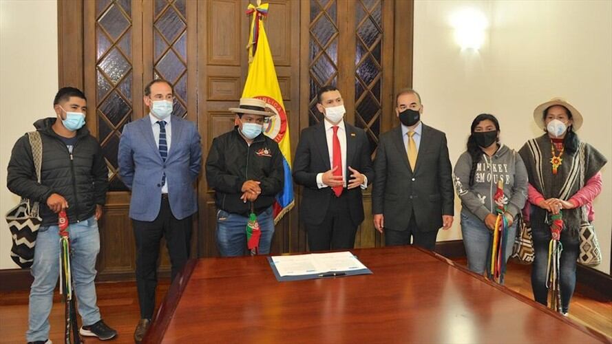 Millonario acuerdo para reactivar la economía de los pueblos indígenas. Foto: Cancillería