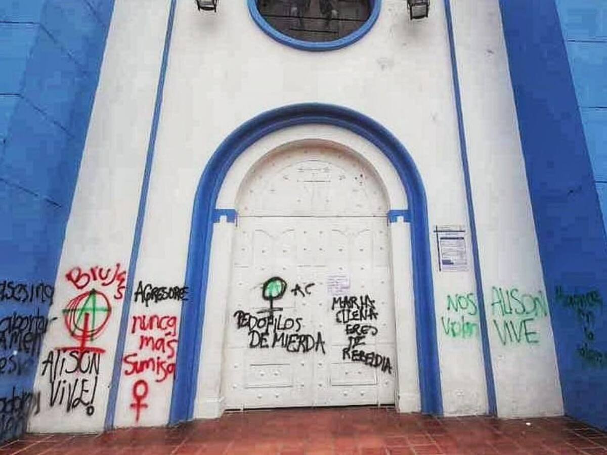 Rechazan actos vandálicos en Popayán al finalizar las marchas del 8M