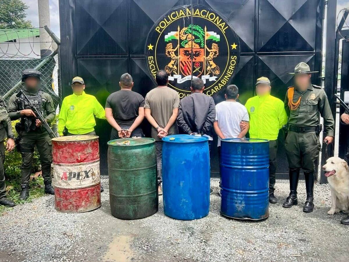 Desarticulada red de tráfico de hidrocarburos en el Cauca