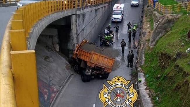 Foto: Cuerpo Oficial de Bomberos de Manizales.