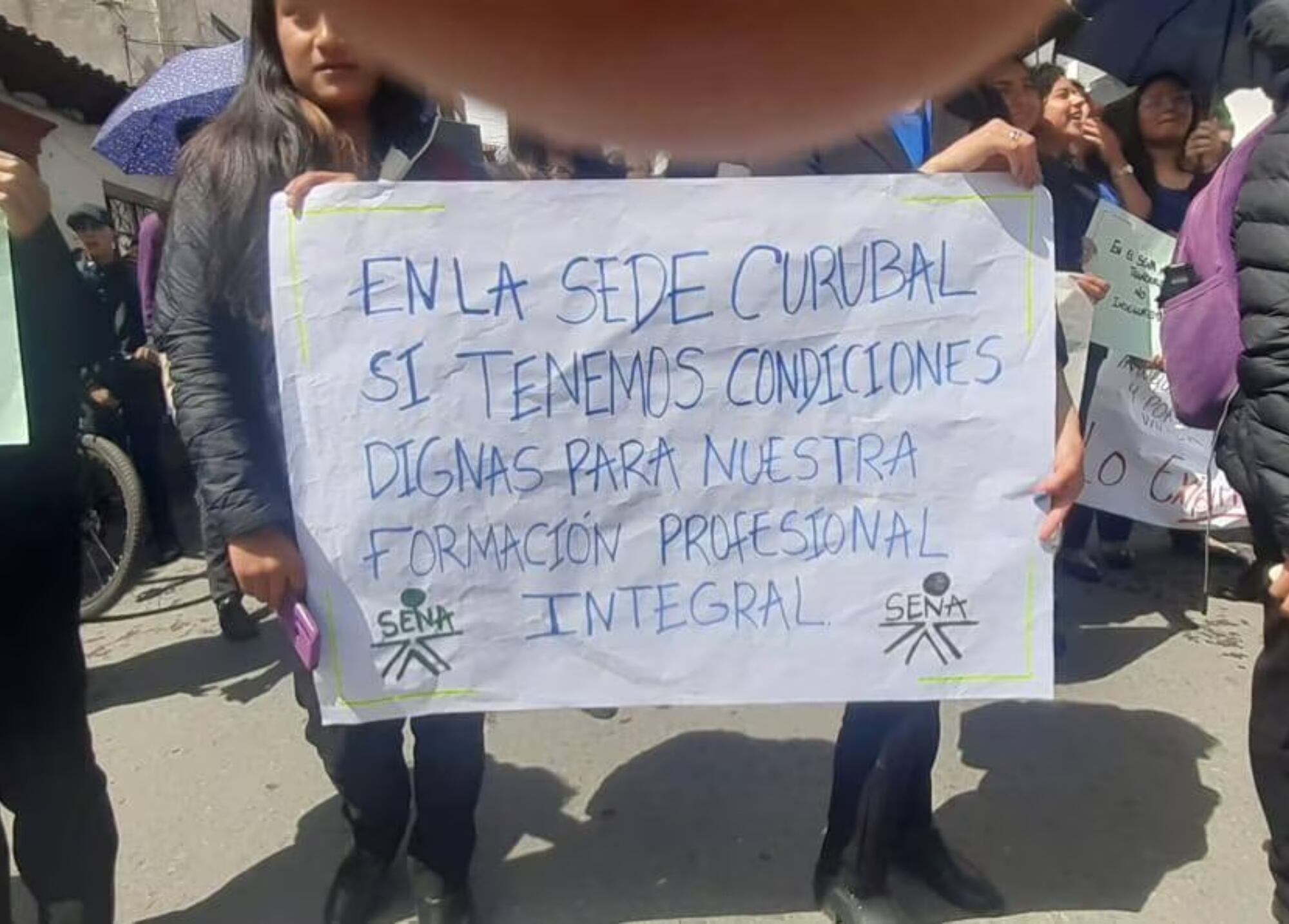 Protestas SENA | Foto: W Radio