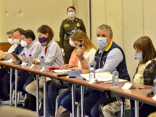 El presidente Iván Duque anunció que serán enviadas 15 toneladas de ayuda humanitaria a San Andrés y Providencia. Foto: Presidencia de la República