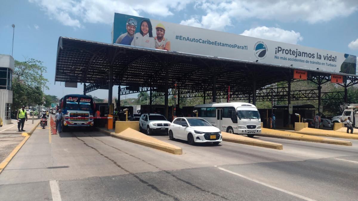 Peaje de Turbaco Bolívar. Foto: Colprensa