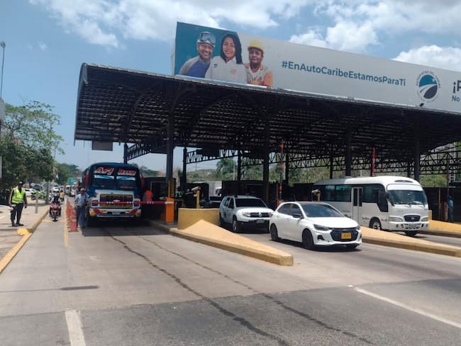 Peaje de Turbaco Bolívar. Foto: Colprensa