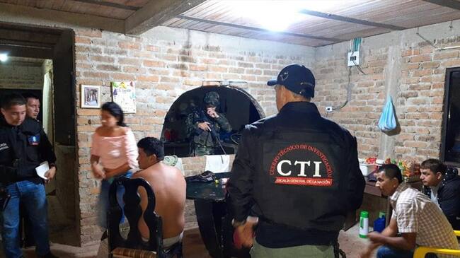 Por la liberación de las víctimas, los delincuentes exigían la suma de 200 millones de pesos.. Foto: Ejército