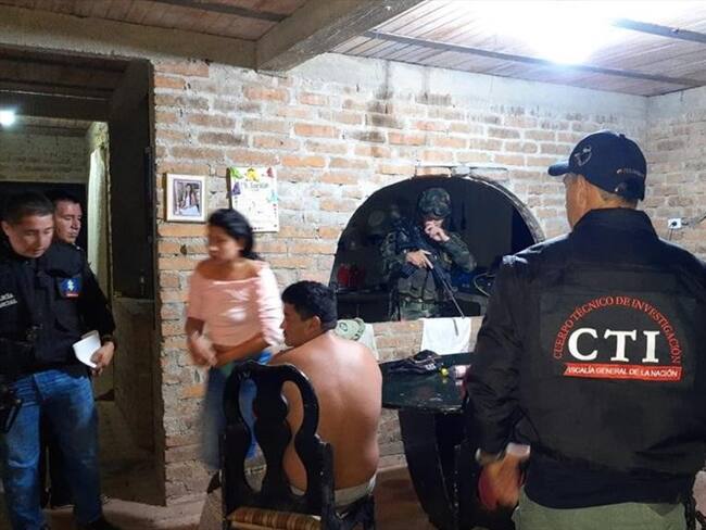 Por la liberación de las víctimas, los delincuentes exigían la suma de 200 millones de pesos.. Foto: Ejército