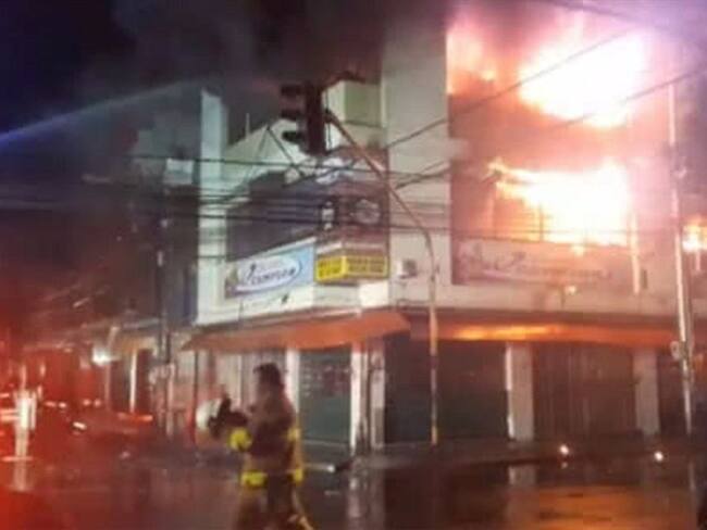 Incendio Cúcuta. Foto: Cortesía