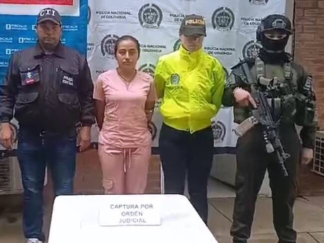 'La Enfermera'. Foto: Policía Cauca