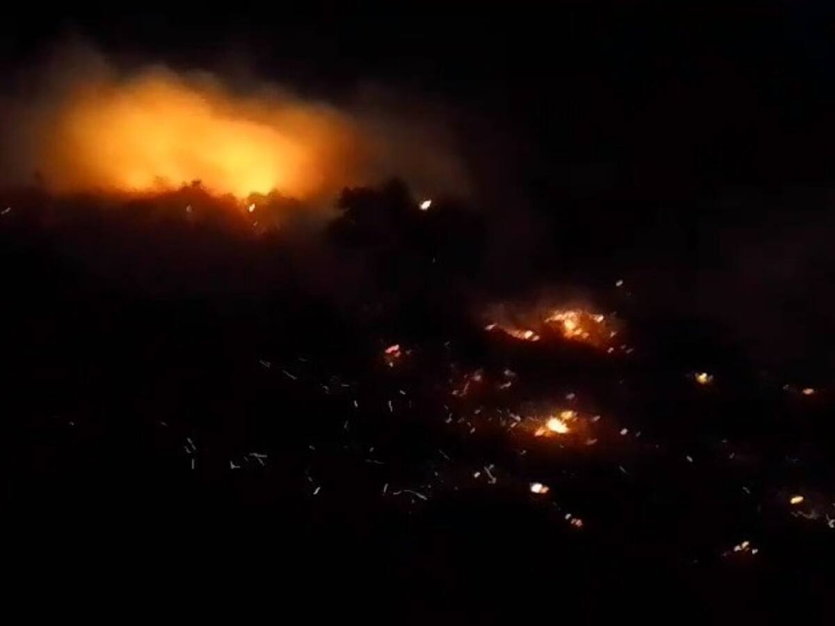 Se reactivó incendio en el Páramo de Berlín