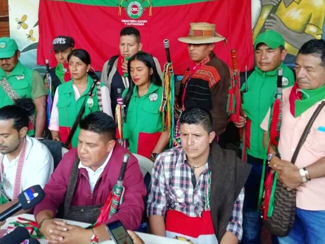 Los voceros afirmaron que buscan fortalecer la Minga del Suroccidente y su pliego de peticiones al Gobierno Nacional. Foto: Cortesía Camilo Fajardo