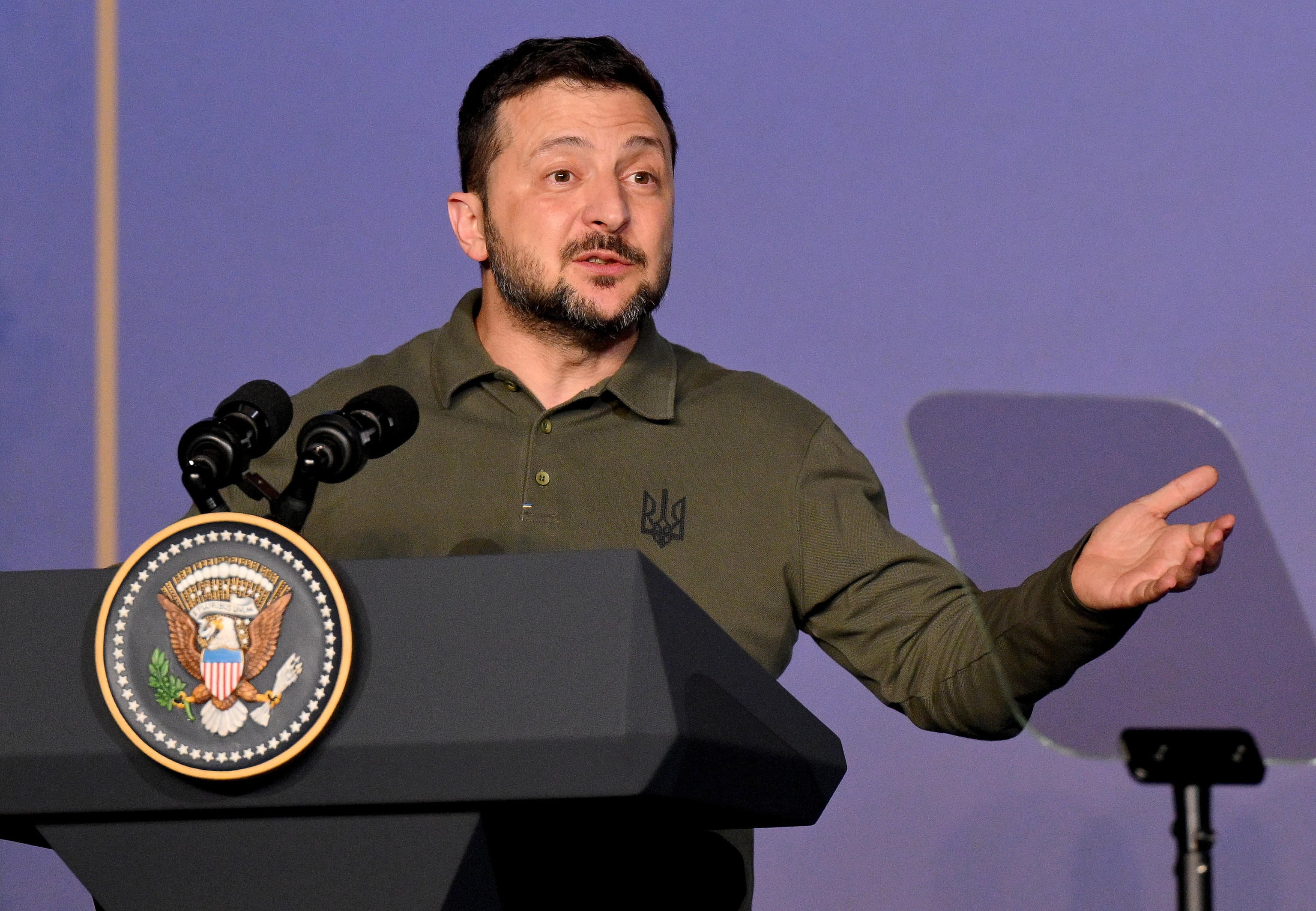 Volodímir Zelenski. Foto: EFE/EPA/ETTORE FERRARI