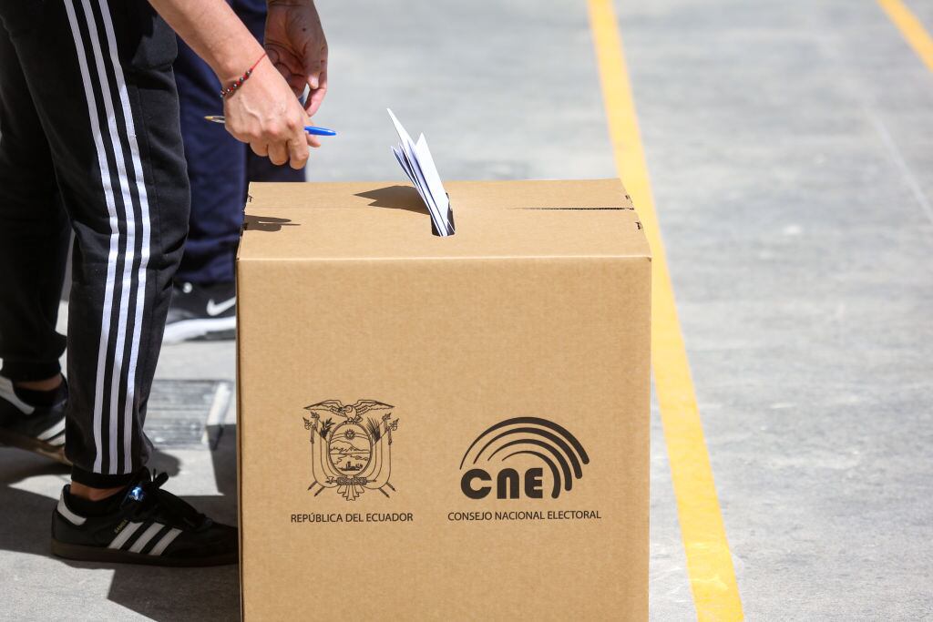 Elecciones en Ecuador. (Foto: Rafael Rodríguez / NurPhoto via Getty Images)