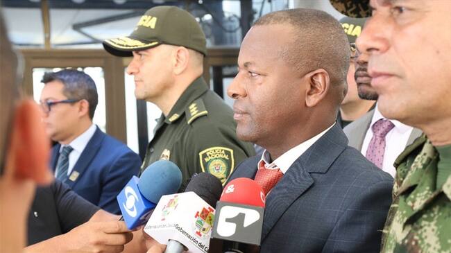 El Gobernador reconoció que hay varios retos en materia de seguridad, por lo que afirmó que este tipo de ejercicios serán permanentes. Foto: Gobernación del Cauca