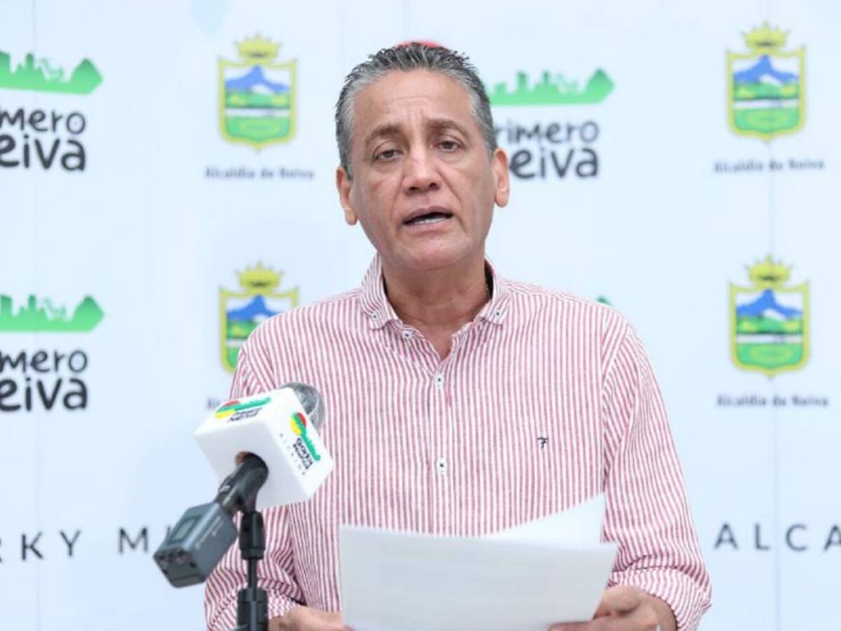 Juez levanta medida de aseguramiento contra alcalde de Neiva, Gorky Muñoz