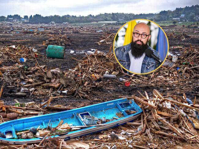 Imagen de referencia de tsunami. FOTO: Jon Sheer / Getty Images