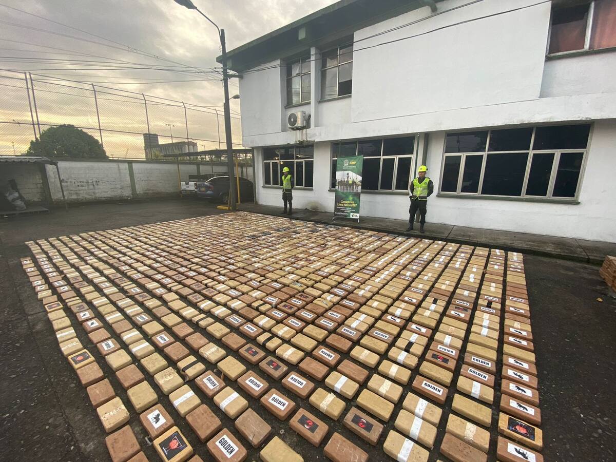 Incautan millonario cargamento de cocaína que iba a España