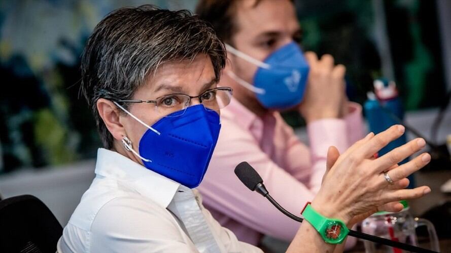 Alcaldesa de Bogotá, Claudia López. Foto: Colprensa - Cortesía Alcaldía de Bogotá