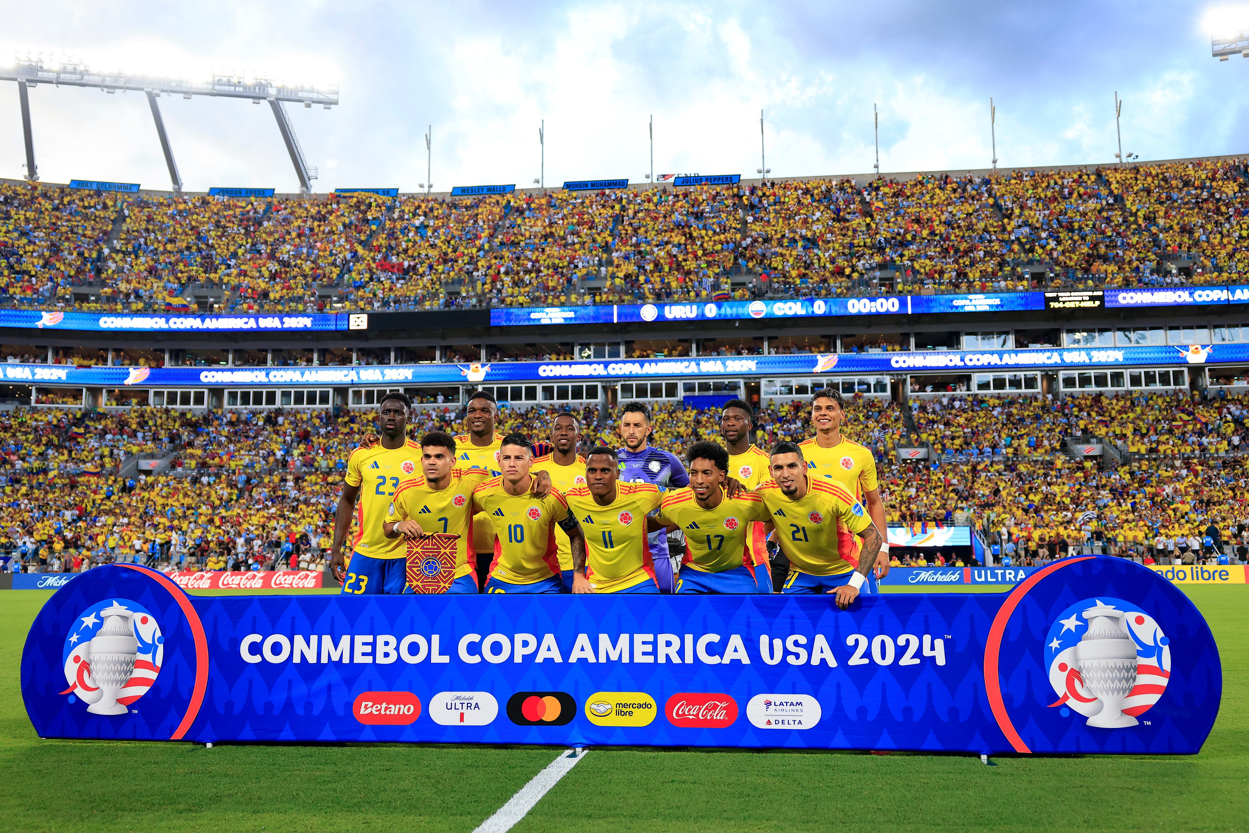 Selección Colombia en el partido frente a Uruguay (GettyImages)